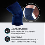 MX Health Standard Elasticated Knee Support - Large - Front View
