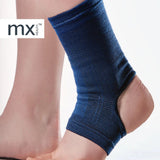 MX Health Standard Elasticated Ankle Support - Medium - Top-Down View