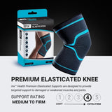 MX Health Premium Elasticated Knee Support - Extra Large - Front View