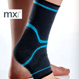 MX Health Premium Elasticated Ankle Support - Large - 45-Degree Angle