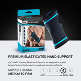 MX Health Premium Elasticated Hand Support - Large - Front View
