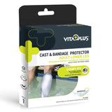 VitaPlus Cast Protector – Comfi-Fit – Adult Full or Lower Leg - Full Leg - Top-Down View