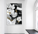 Interior Ave - Made In Italy - 90cm x 60cm White Framed Artwork - Front View