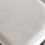 Interior Ave - Royale Oatmeal Tweed Linen Kitchen Bar Stool - Side View