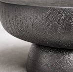 Interior Ave - Korra Sculptural Black Stone Coffee Table