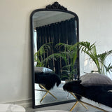 Interior Ave - Helena Leaner Mirror - Black - Side View