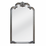 Interior Ave - Palacio Leaner Mirror - Antique Silver - Side View