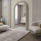 Interior Ave - Sierra Arched Step Mirror ??Signature Sculptural Concrete Statement Piece