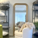 Interior Ave - Vera Mirror - Gold - Large Full Length Mirror - Front View