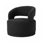 Interior Ave - Coco Milan Swivel Accent Chair - Black