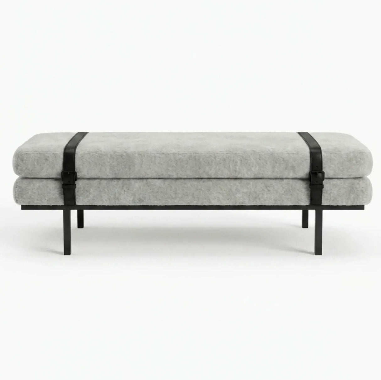 Interior Ave - Porter Bench - Light Grey