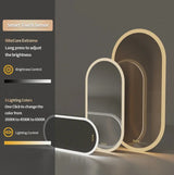 Interior Ave - 50 x 100cm Oval Frameless LED Bathroom Mirror - Rear View