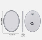 Interior Ave - 60 x 80cm Oval Frameless LED Bathroom Mirror
