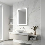 Interior Ave - 70 x 90cm Rectangle Frameless LED Bathroom Mirror