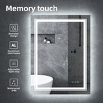Interior Ave - 70 x 90cm Rectangle Frameless LED Bathroom Mirror