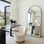 Interior Ave - Halo Arched Floor Length Mirror – Gold | Signature Series
