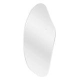 Interior Ave - Opal Irregular LED Wall Mirror – Backlit Statement Mirror - Side View