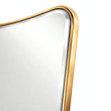 Interior Ave - Pierre Full Length Gold Frame Wall Mirror — Classic Statement - Top-Down View