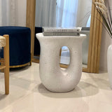 Interior Ave - Cosmo Terrazzo Accent Side Table - Front View