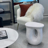 Interior Ave - Cosmo Terrazzo Accent Side Table - Side View