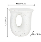 Interior Ave - Cosmo Terrazzo Accent Side Table - Top-Down View