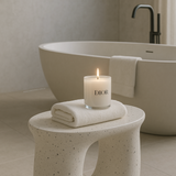 Interior Ave - Cosmo Terrazzo Accent Side Table - Front View