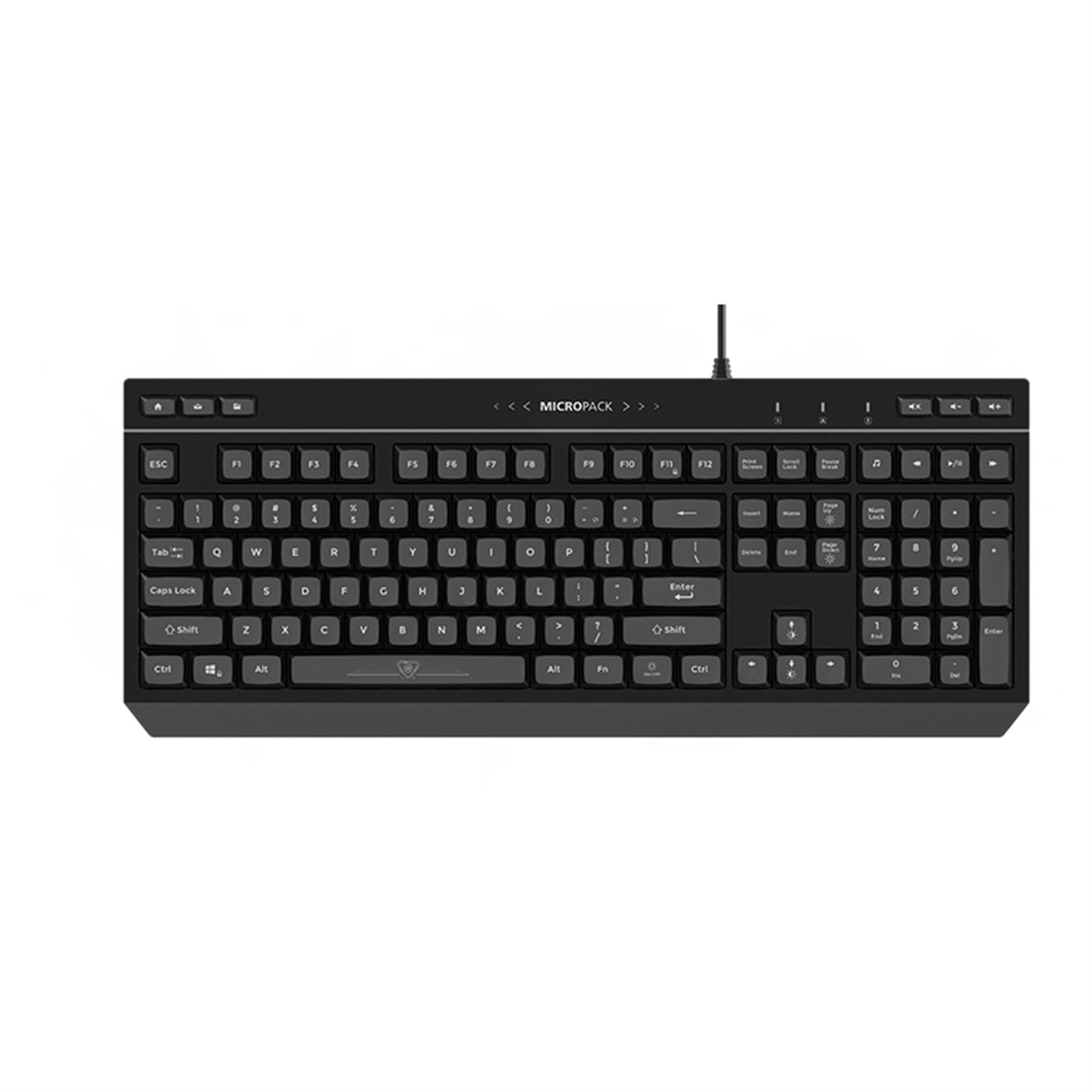 Illuminated RGB Gaming Keyboard with 8 Light Modes and 19 Anti-Ghosting Keys
