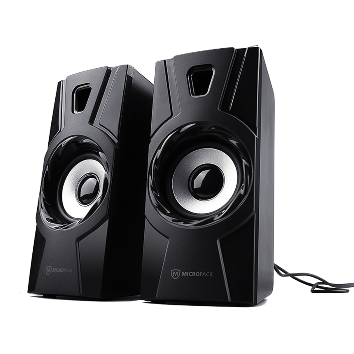 Compact USB Stereo Speakers with Subwoofer for Enhanced Computer Audio