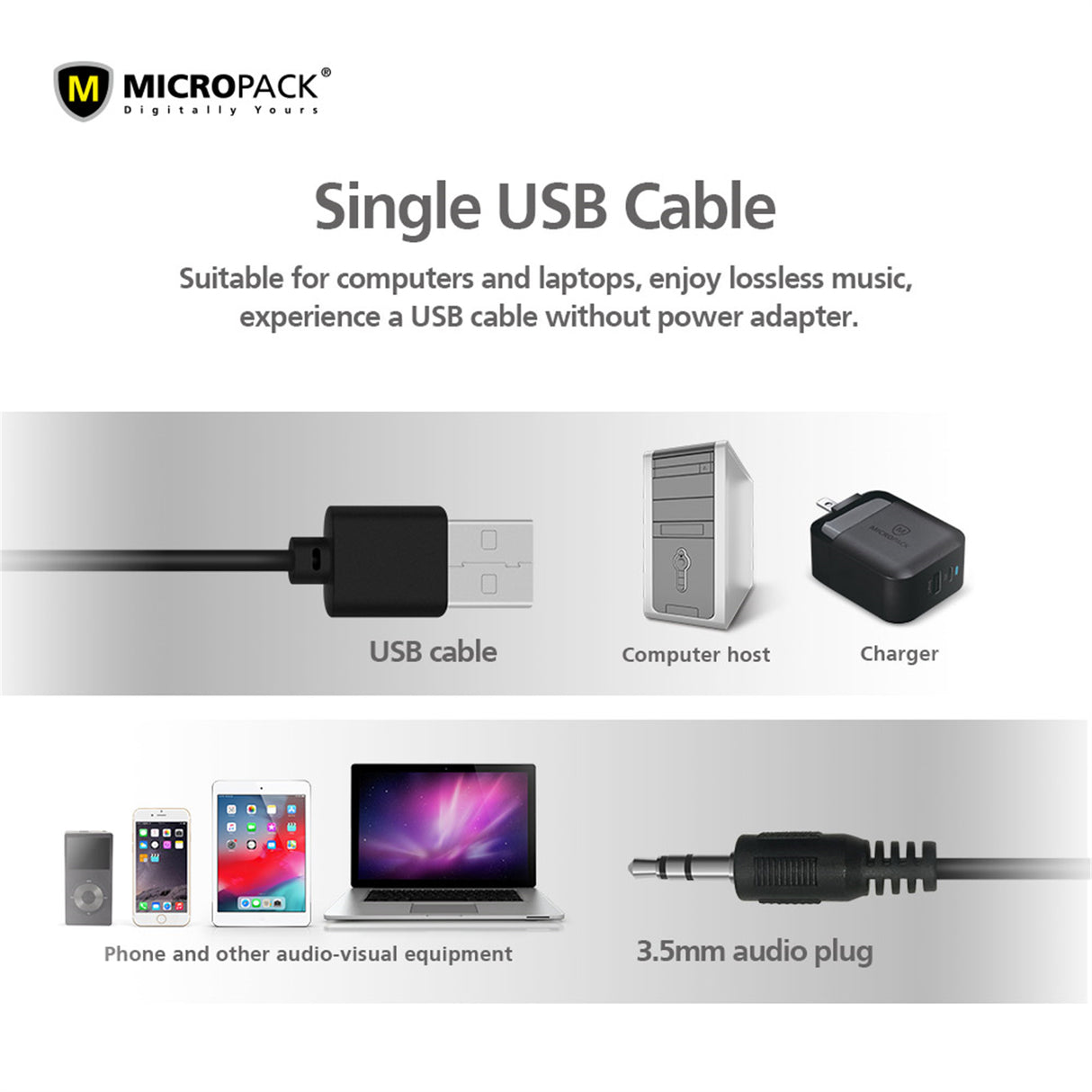 Compact USB Stereo Speakers with Subwoofer for Enhanced Computer Audio