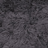 Pawfriends Dog Pet Cat Mat Puppy Warm Soft Cotton Washable Reusable Calming Bed Dark Gray - Side View