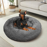 Pawfriends Dog Pet Cat Mat Puppy Warm Soft Cotton Washable Reusable Calming Bed Dark Gray - 45-Degree Angle