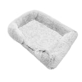 Dog Pet Warm Soft Plush Nest Comfy Kennel Sleeping Calming Bed Memory Foam XL - Rear View