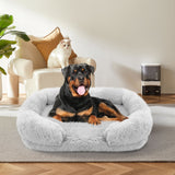 Dog Pet Warm Soft Plush Nest Comfy Kennel Sleeping Calming Bed Memory Foam XXL - Close-Up Angle