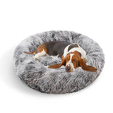 Pawfriends Pet Bed Dog Cat Calming Bed Sleeping Comfy Cave Washable Mat Extra Large 100cm - Rear View