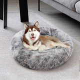 Pawfriends Pet Dog Cat Calming Bed Warm Soft Plush Sleeping Kennel Removable Washable 120cm - Low Angle