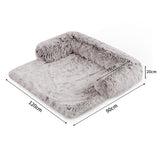 Pet Sofa Bed Dog Calming Sofa Cover Protector Cushion Plush Mat XL - Front View