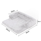Kids Pet Sofa Bed Dog Cat Calming Waterproof Sofa Cover Protector Slipcovers L - Front View