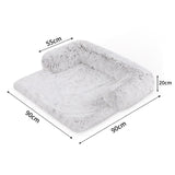 Kids Pet Sofa Bed Dog Cat Calming Waterproof Sofa Cover Protector Slipcovers M - Front View