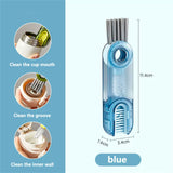 Cleanix Multi-functional Cup Cleaning Brush Bottle Nipple Cleaning Tool Three-in-one