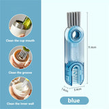 Cleanix Multi-functional Cup Cleaning Brush Bottle Nipple Cleaning Tool Three-in-one - Front View