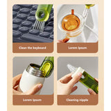 Cleanix Multi-purpose Cup Cleaning Brush Three-in-one Gap Cup Brush Cleaning Tool - Side View