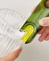 Cleanix Multi-purpose Cup Cleaning Brush Three-in-one Gap Cup Brush Cleaning Tool - Close-Up Angle