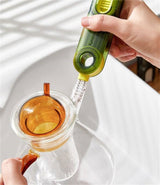 Cleanix Multi-purpose Cup Cleaning Brush Three-in-one Gap Cup Brush Cleaning Tool - Low Angle