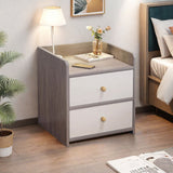 2x Modern bedside table with drawers, minimalist design, bedroom furniture - Extra Image
