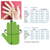 Awezingly Premium Quality Cabretta Leather Golf Glove for Men - White (M/L) - Top-Down View