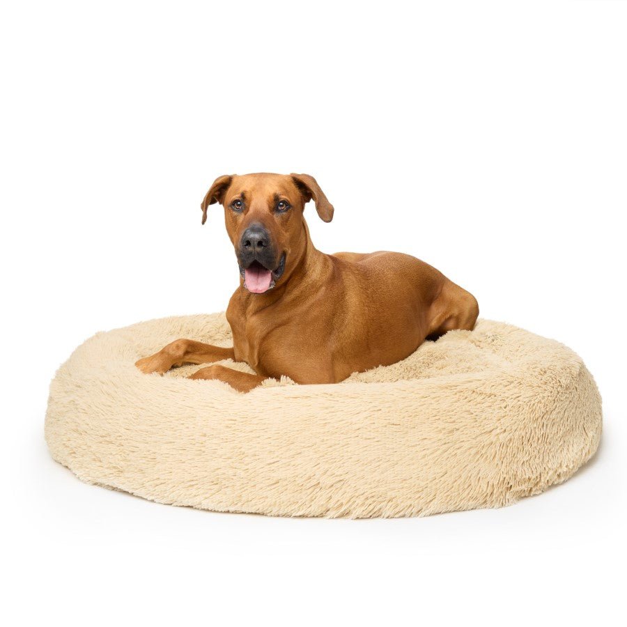 Fur King Nap Time Calming Dog Bed - XL -Brindle