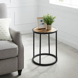 CHEVRON Side Table - Front View