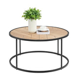 CHEVRON Coffee Table - Top-Down View