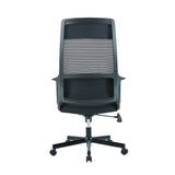 JAIR High Back Office Task Chair In Black - Top-Down View