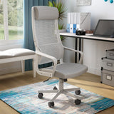 JAIR High Back Office Task Chair In Grey - 45-Degree Angle